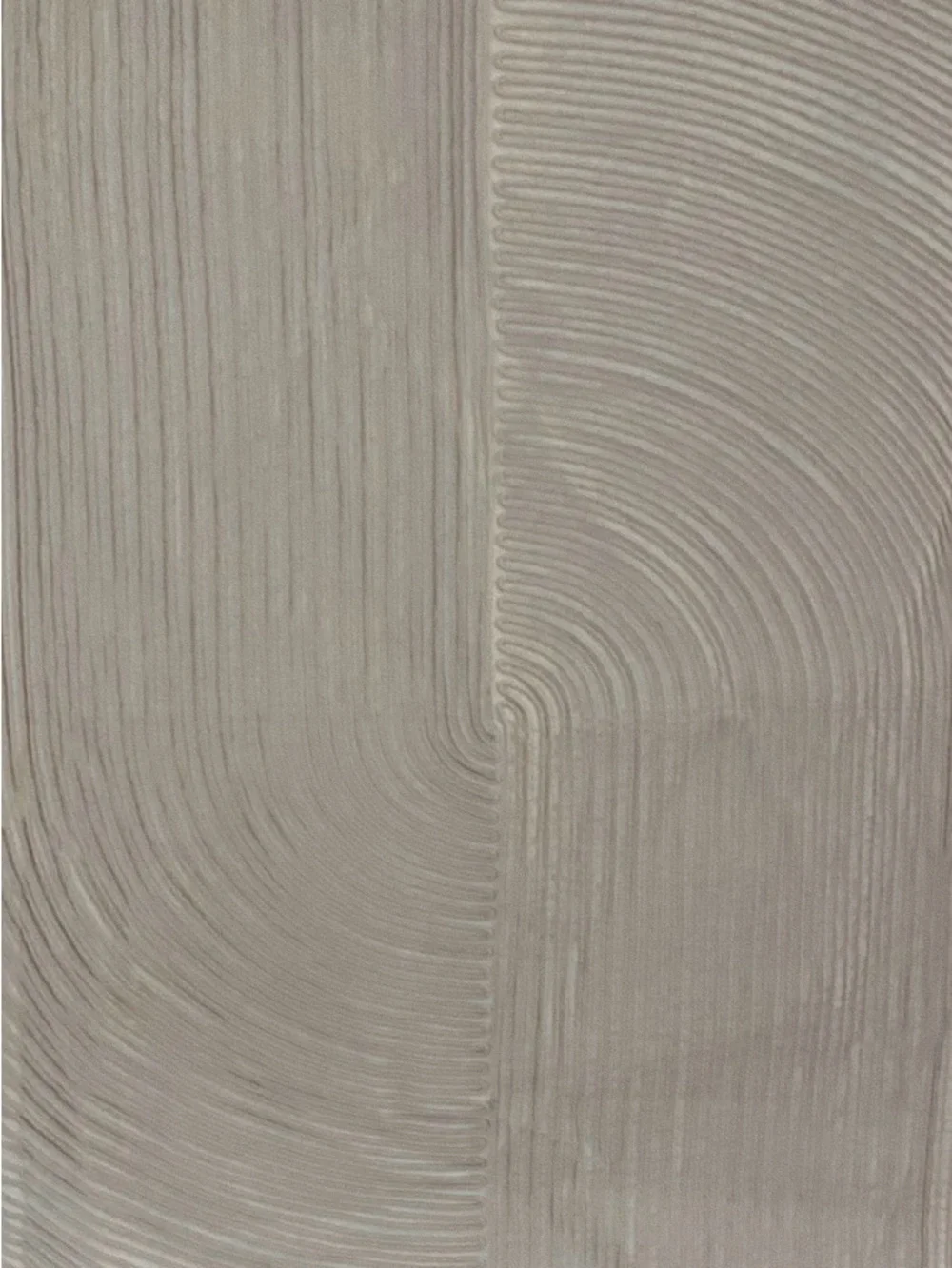 Neutral Textured Panel Wall Tapestry - Cream